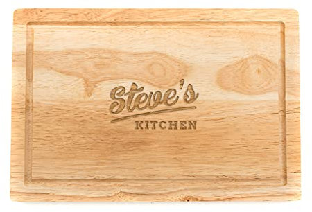 Personalised Kitchen Chopping Board - Housewarming Gifts For Men - Personalised Cheese Board for Him - New Home Gifts for Friends For Him - Gifts for Cooking Lovers