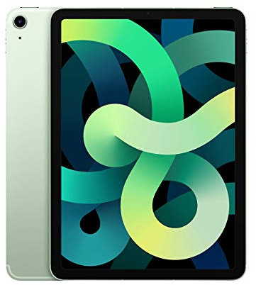 Apple iPad Air (4. Generation, 10.9-Zoll, 2020), 256GB, Wi-Fi + Cellular, Grün (Generalüberholt)