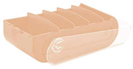 Exacompta 5346123D Lernkartei Bunnybox Koralle DIN A7 quer inklusive 100 Karteikarten. Originelle Karteikartenbox zum einfachen Vokabeln lernen dank 5-Fächer-Lernsystem für 600 Karteikarten
