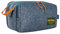 Tatonka Kulturbeutel Cosmetic Double Zip Pouch (6L) - Große Waschtasche mit doppelter Reißverschlussöffnung und Mehreren Fächern - 17 x 27 x 13 cm (Navy)