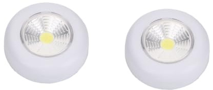 UKCOCO 2stücke Touch Lampe Kabelloses Nachtlicht Für Schrank Küche Auto Selbstklebend Batteriebetrieben Einfaches An- Ausschalten Durch Berührung Warmweiß Für Notfälle Zusätzliche
