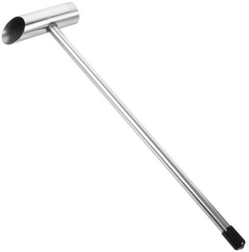 HOLIDYOYO Stainless Steel Marshmallow Sugar Spoon for Candy Machine Ergonomic Deep Scoop Design for Easy Sugar Handling Reusable Marshmallow Maker Accessory for Efficient Candy Creation