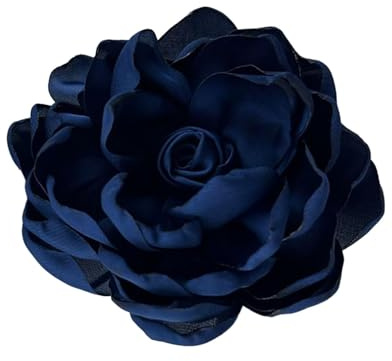 Harilla 10cm Blume Brosche Elegante Revers Pins für Mama Brautjungfer Damen Braut