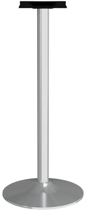 ONPIRA Stehtischgestell Untergestell 110cm Mod. „Gastro“ | Bistrotisch Hotel Tisch Bistro | Tischfuß aus Stahl in Chrom