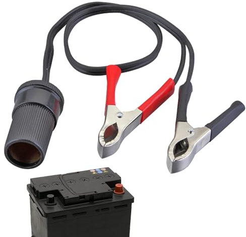 Adapter für Auto an der Steckdose - Verlängerung für Zigarettenanzünder für Auto | Zigarettenanzünder für Auto Ladegerät USB 30 A, Verlängerung für Zigarettenanzünder für Auto mit Klemmen