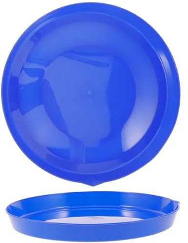 JOINPAYA 2stücke Teiliges Aufbewahrungs Seifenblasenwasser Tray Langlebiges Outdoor Bubble Wand Stauraum-tablett Kindersicherer Soap Behälter Für Familienaktivitäten Blau
