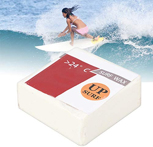 UPSURF Square Transparent Milk White Surfing Professional Surfboard Anti slip Wax, Surfboard Wax, Surfing Surfboard Wax, Surf Tool Accessories (Tropical Wax)