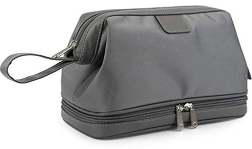 MXMZSRTH Reise-Kulturbeutel für Damen und Herren Portable multifunktionale tragbare Großvolumige im Freien Spielraum Wash Bag Business Travel nasses Handtuch Aufbewahrungstasche(Grey)