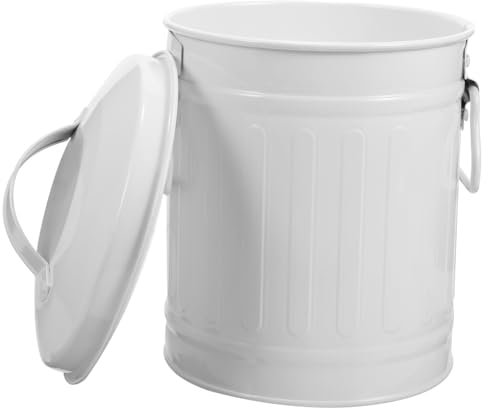 Homoyoyo Poubelle De Bureau Métallique Poubelle avec Couvercle pour Maison Et Travail