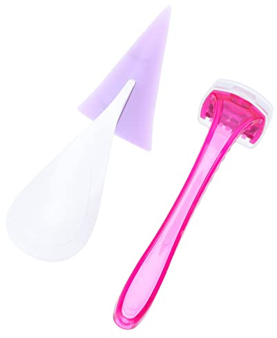 Outanaya Professioneller Intimrasierer mit Ergonomischem Design für Frauen und Silikongriff Kleines und Filigranes Satz für Sichere Rasur der Bikinizone Zufällige Farbe