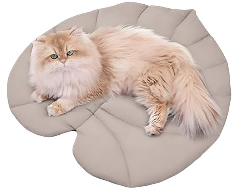Tapis pour Chien - Moelleux en Forme de Feuille, Tapis Confortable pour Animaux | Tapis d'intérieur élégant en Polaire, protège- Doux et Lavable, Douillet, literie décorative et