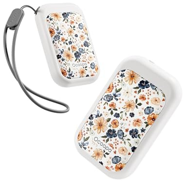 OCOOPA AI Magnetische Handwärmer Elektrisch 2er Pack, 5000mAh Wiederaufladbar Ultra-Dünner Taschenwärmer Taschen-Heizer, Geschenke für Frauen, Weihnachten Geburtstag Winter Must-Have, UT4 Young