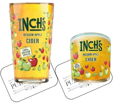 Laurie's Pub and Bar Accessories | Inch's Pint and Half Pint Glass
