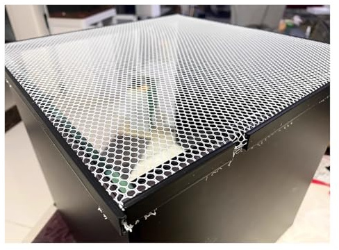 PEYNIR Aquarium Deckel Magnetische Aquarienabdeckung Größenverstellbar Rechteck Terrarium-Abdeckungen Aquarium-Abdeckung DIY-Sprungschutznetz Aquariendeckel(L15.7xW9.8in/40x25cm)
