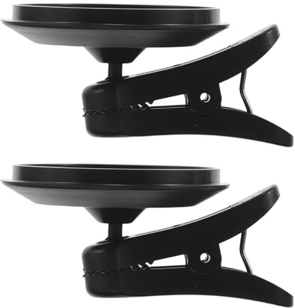 Sosoport 2 Piezas Clips Portavelas para Árbol de Navidad Soporte Metálico Seguro para Velas Cónicas para Decoración de Fiestas y Centros de Mesa Festivos