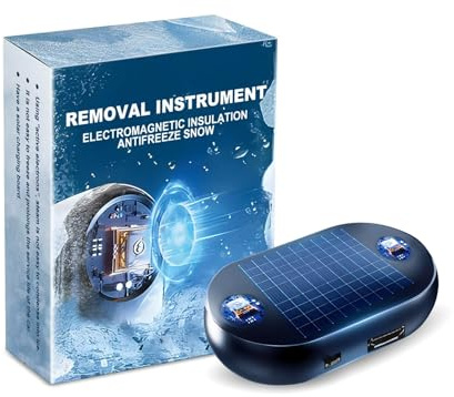 ZFFAFUR Electromagnetic Antifreeze Snow Removal Device, Electromagnetic Anti Freeze Device, Electromagnetic Cars Deicers, De Icer Spray for Car, Car Interference Antifreeze Instrument