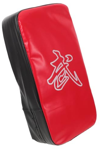 FOMIYES Cible de Frappe pour Boxe et Karaté Rouge Coussin D’Entraînement en PU et EVA Équipement de Taekwondo et Kickboxing Protection Compacte pour Garçon et Filles et Adultes pour