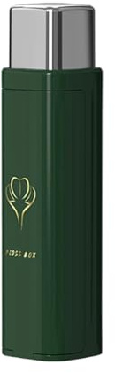 Vhjlfig Supporto per filo interdentale da viaggio, contenitore per steli di filo interdentale, distributore automatico di filo interdentale, per viaggi, bagno, cucina, barbecue, camera da, hotel