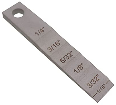B&B Pipe 2130 Stepped Pipe Wedge (Small) 3/4 Width x 4 Length for Pipe Fitting Welding