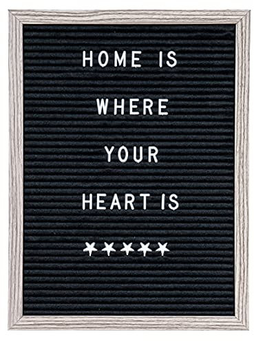 levandeo Buchstaben Tafel Holz 30x40cm Letter Board Eiche gekälkt Stoff Stecktafel Memotafel Wanddeko