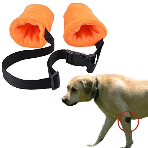 YUYUSO Hund armbågsskydd fleece armbågsärmar med bomullsdyna för hundar förhindrar skador