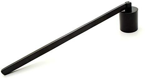 We Moment Zone Kerzenlöscher aus Edelstahl Kerzen Dochtlöscher mit Griff Kerzenglocke Für Kerzen Docht Löscher Dochtlöscher aus Qualität Edelstahl Gefertigt Candle Extinguisher (Schwarz-016)