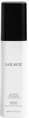 LolaVie Glossing Detangler - 5 oz - Delivers 15x Softer, Smoother Hair & 99% Reduction in Flyaways - 450-Degree Heat Protectant - Color Safe - All Hair Types