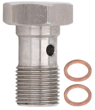 Hohlschraubenanschlüsse M12x1,0 Metrische Bremsleitungsanschlüsse Adapter Hohlschrauben Bremsschlauchleitungsanschlussadapter Mit Unterlegscheiben Für Bremskupplung