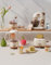 ROBUD Küchenzubehör Kinder Set, Küchengeräte Spielküche Kinderküche Zubehör Holz für Kinder - Toaster, Mixer, Pürierstab, Eierkocher - Realistische Geräusche, Spielzeug Geschenke für Kinder (4er-Set)