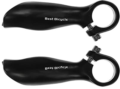 Hominas Lenkerenden Fahrrad, 1 Paar Fahrradlenker Hörner Aluminiumlegierung Lenkerhörnchen Griffe 22,2 mm Bike Bar End für MTB, E-Bike, Cityrad Rennrad und Faltrad