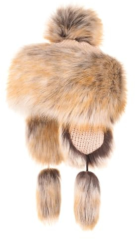 Futrzane Classic Mütze mit Ohrenklappen - Fliegermütze Damen - Russische Hut