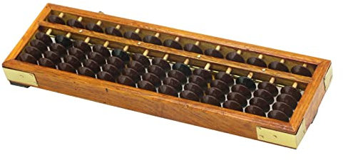 Boulier chinois à 13 colonnes avec 5 perles pour débutants en mathématiques