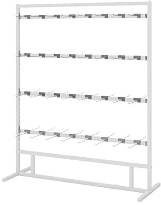 Negozio di abbigliamento Espositore Stand Calzino Multifunzione Pantofola Biancheria Intima Casse per Telefono Supporto di Immagazzinaggio Accessori Organizzatore Bianco 120x40