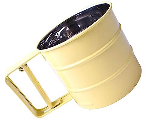 HOLIDYOYO Colador De Inoxidable Para Tamizar Colador De Mano Para Repostería Utensilio De Cocina Resistente y De Limpiar Color Aleatorio