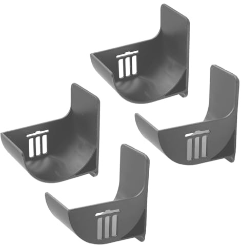 Lotsdonxia Lot de 4 distributeurs de sacs poubelle muraux sans perçage – Supports adhésifs pour sacs poubelle de cuisine, armoires de salle de bain, étagère de rangement peu encombrante (gris)