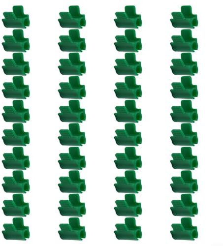 Morsetti in plastica per serra, 40 pezzi, per fissare teloni e coperture da giardino (13 mm)