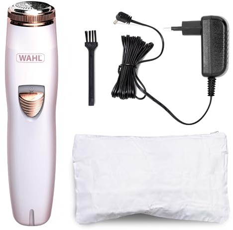 WAHL Facial Hair Remover, Depilación facial para mujeres, depiladora para el labio superior, las mejillas y la barbilla, afeitadora rotatoria, elimina el vello fino, recargable