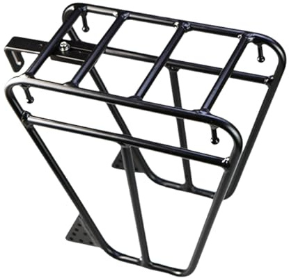 Plataforma Para Equipaje De Bicicletas: Soporte Trasero Negro, Estante Para Almacenamiento De Bicicletas, Plataforma De Carga Para Viajes, Soporte Para Equipo De Conducción | De Montaje De Alf