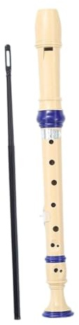 Blockflöjt Musikinstrument Blockflöjt Engelsk Sopran/alt 8 Hål Slitstark | Producerar klara och resonerande toner för njutbart spel.(Type 1)