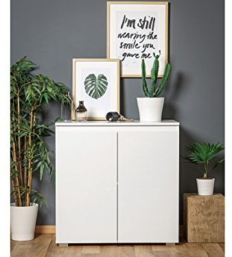 möbelando Kommode Anrichte Sideboard Highboard Standschrank Schrank Flur Ravenna I