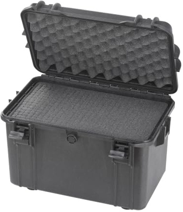 Max Cases MAX400S, Koffer mit Schwamm zum Transport und Schutz von Geräten und empfindlichen Materialien, Innenmaße: 400 x 230 x 260 mm