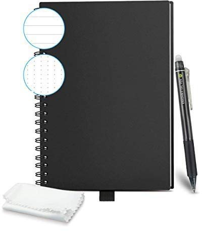 HOMESTEC - Cuaderno inteligente reutilizable A5 - Bolígrafo incluido - 210 x 148 mm