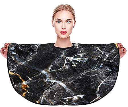 Friseurumhang, Original Barbermood Barber Cape, Umhänge Weiss, Professional Hair Design Cape, Hairstyling Accessories, Schneideumhang, Umhang erwachsene, Friseurbedarf, Haarschneideumhang (Red)