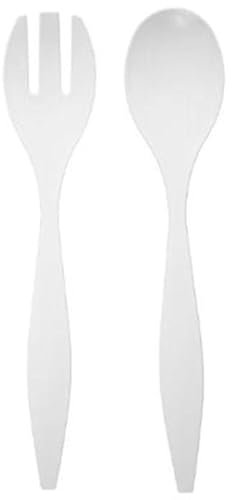 FIVE Simply Smart - Couverts à Salade Wave 29cm Blanc