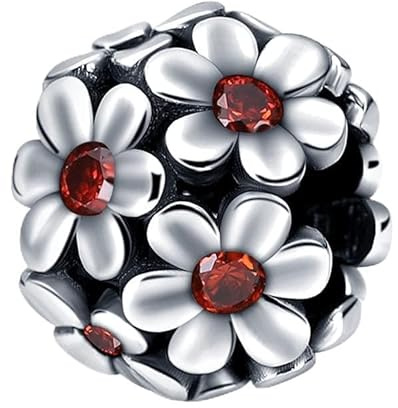 Pandach Damen Charm Anhänger für Armband 925 Sterling Silber Charms Beads passend für Armband und Halskette, Kompatibel mit Europäischen Armbänder für Frauen Mädchen C2