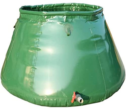 Outdoor Collapsible Storage Water Collector Tank Portable Water Barrel Rain Catcher, for Drought Resistant Fire Fighting,1000L