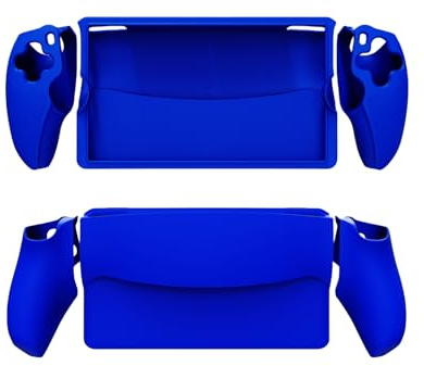 Levigo Sillicone Game Controller Split Type Protective Cover Compatible with Sony Playstation Portal, Game Controller Accessories Anti‑Drop Protective Shell, Blue