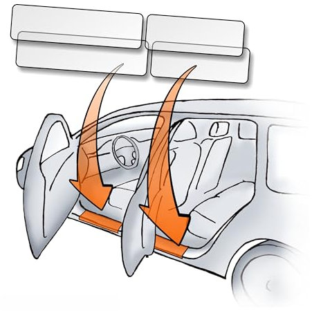 LACKSCHUTZSHOP Einstiegsleisten Türeinstiege Einstiege passend für Mercedes Benz E-Klasse Coupé/Cabrio (Typ C238 / A238 ab BJ 2017) - 150µm transparent