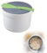 Ziyaeru Microwave Rice Cooker 2L Plastic Food Grade Microwave Cookware Non Stick Rice and Pasta Cooker Includes Rice Scoop Lid Strainer and Steaming Pot for Vegetable Dishwasher (Green)