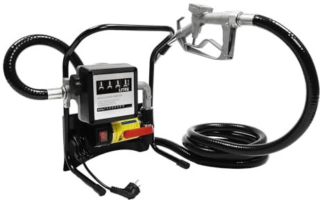 czyuRachel Elektrische Öltransferpumpe, Dc 12v Dieselpumpe Kraftstoffpumpen Benzinpumpe 45l/Min Ölpumpe Absaugpumpe Pumpe Ölwechselpumpe Kraftstoffpumpe Für Diesel Und Kerosin